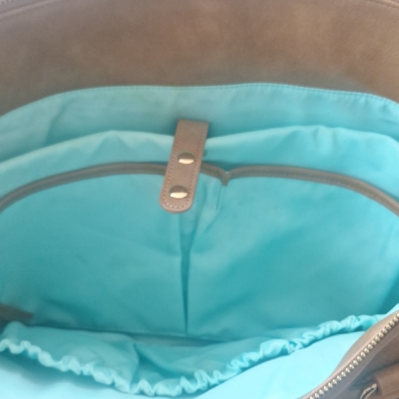 White Elm Brown Gemini Tote Or Crossbody Bag - Picture 6 of 13